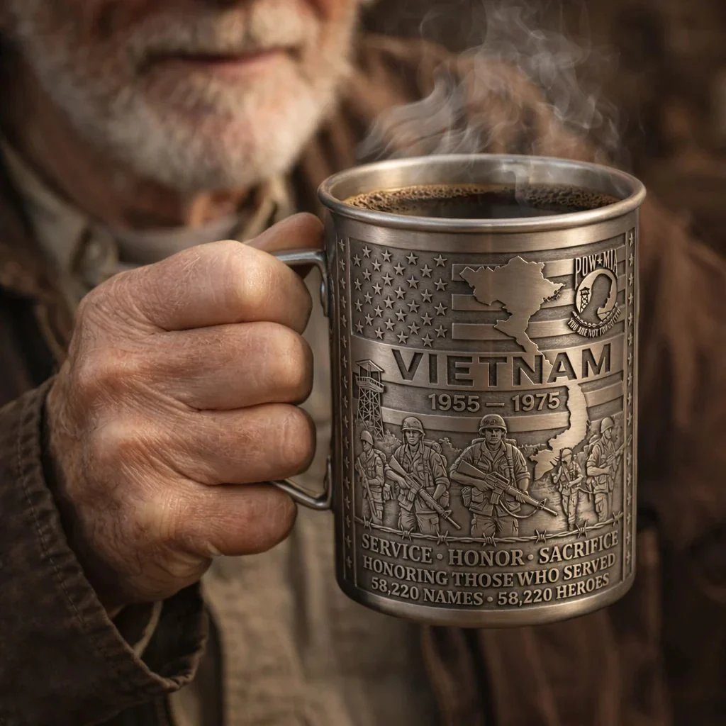 ๐ฅLAST DAY 49% OFF ๐๏ธ2026 Vietnam Veteran Honor Coffee Mug โ 1955-1975 Service Tribute