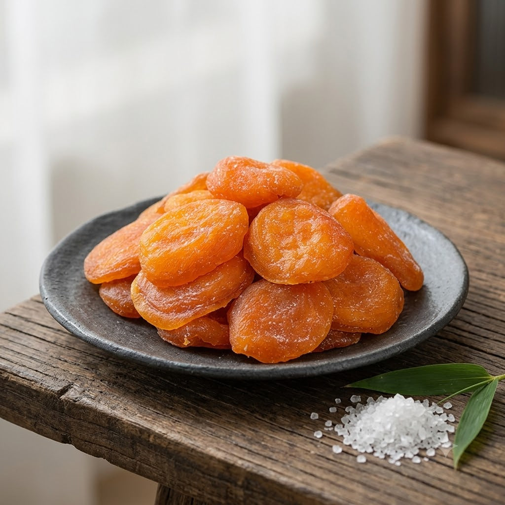 😋Bamboo Salt Dried Loquat - 🍃Natural Healthy Green Snack