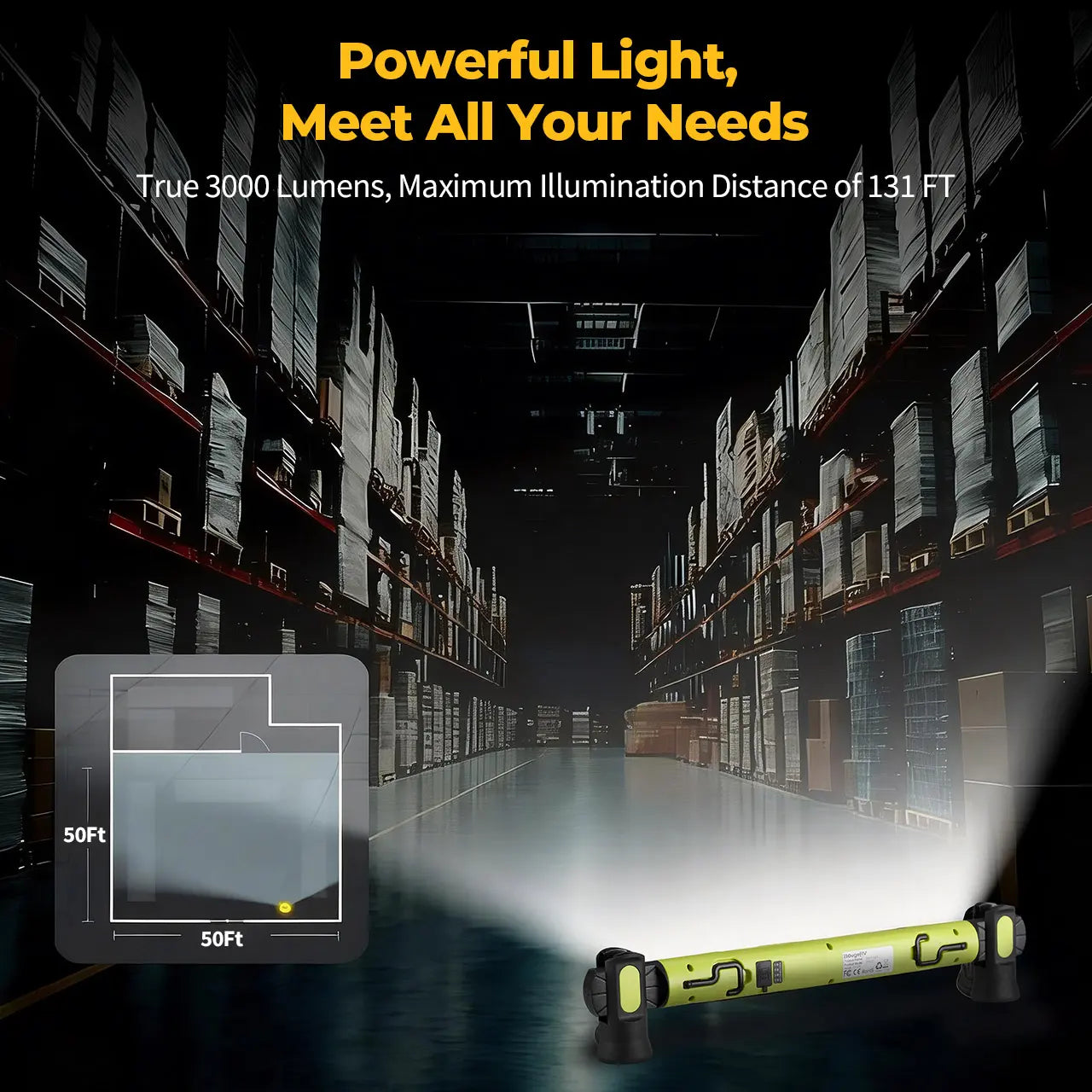 𝐎𝐟𝐟𝐢𝐜𝐢𝐚𝐥 𝐁𝐫𝐚𝐧𝐝 𝐒𝐭𝐨𝐫𝐞 | Primglam®🌟🔦Multifunctional magnetic rechargeable work light💡