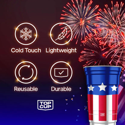 𝐎𝐟𝐟𝐢𝐜𝐢𝐚𝐥 𝐁𝐫𝐚𝐧𝐝 𝐒𝐭𝐨𝐫𝐞 | Primglam® 🇺🇸 250th Anniversary Patriotic Aluminum Party Cups