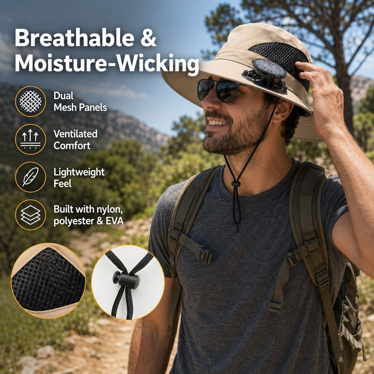 𝐎𝐟𝐟𝐢𝐜𝐢𝐚𝐥 𝐁𝐫𝐚𝐧𝐝 𝐒𝐭𝐨𝐫𝐞 | Primglam®☀️Solar-Powered Outdoor Cooling Fan Hat