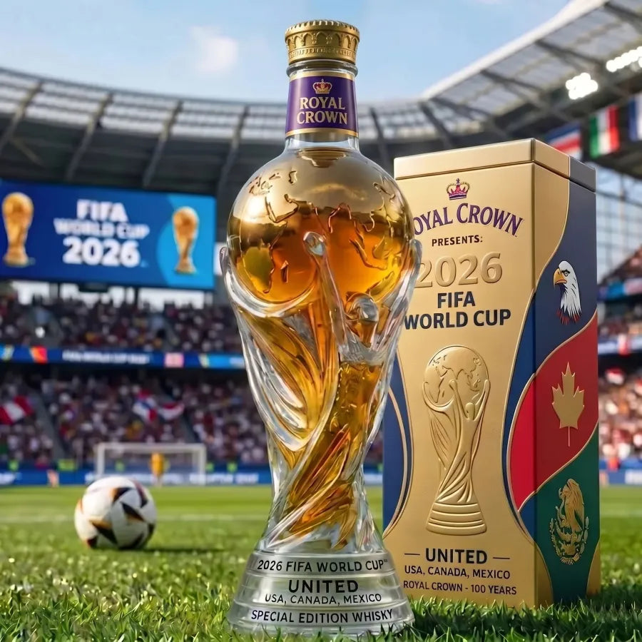 🔥Limited Edition, Only 100 Sets Left! - 2026 World Cup Special Edition Whisky Bottle