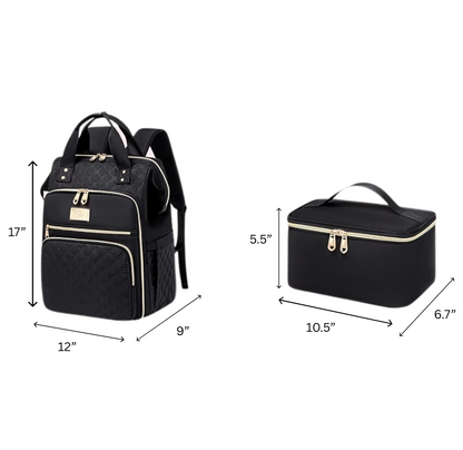 🚚 TODAY ONLY: Free Shipping Ends Tonight - Quilted Lunch Backpack