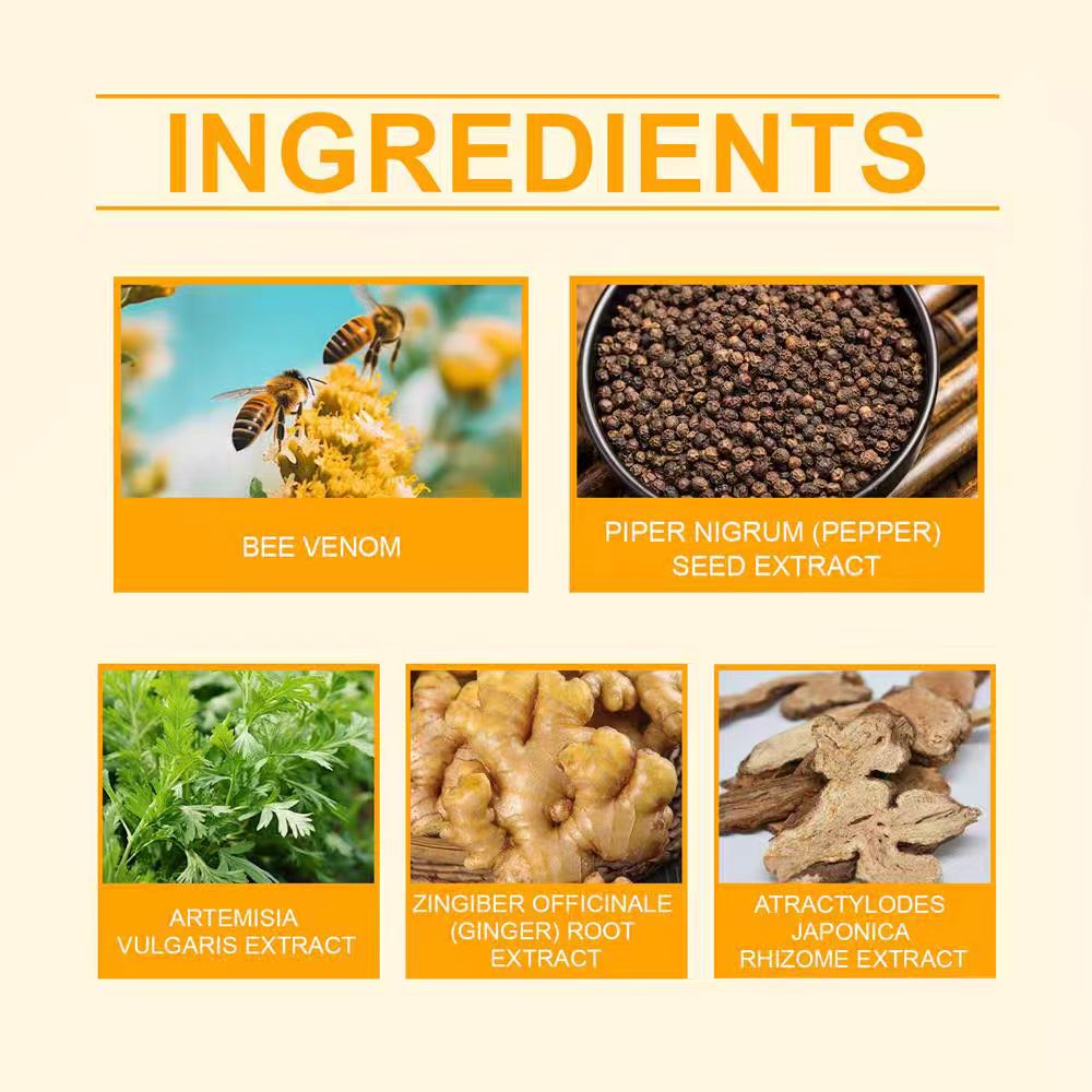 𝑶𝒇𝒇𝒊𝒄𝒊𝒂𝒍 𝑺𝒕𝒐𝒓𝒆 | 🌿Bee Venom Ginger Herbal Foot Patches (Set of 10)