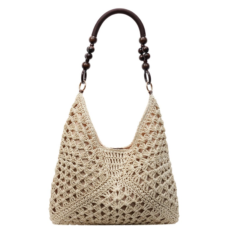 𝐎𝐟𝐟𝐢𝐜𝐢𝐚𝐥 𝐁𝐫𝐚𝐧𝐝 𝐒𝐭𝐨𝐫𝐞 | Primglam® Woven Straw Shoulder Bag