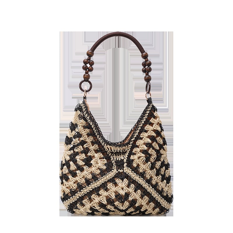 𝐎𝐟𝐟𝐢𝐜𝐢𝐚𝐥 𝐁𝐫𝐚𝐧𝐝 𝐒𝐭𝐨𝐫𝐞 | Primglam® Woven Straw Shoulder Bag