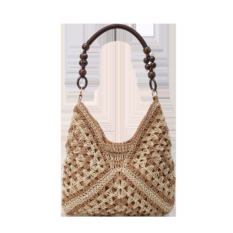 𝐎𝐟𝐟𝐢𝐜𝐢𝐚𝐥 𝐁𝐫𝐚𝐧𝐝 𝐒𝐭𝐨𝐫𝐞 | Primglam® Woven Straw Shoulder Bag