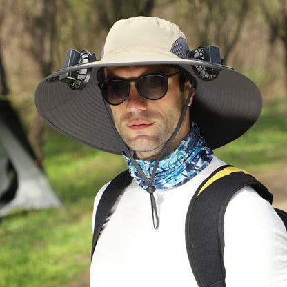 𝑶𝒇𝒇𝒊𝒄𝒊𝒂𝒍 𝑺𝒕𝒐𝒓𝒆 | Primglam® 2026 New Ultralight Solar Fan Sun Hat – Lighter Than a Baseball!⚾(Only 11oz)