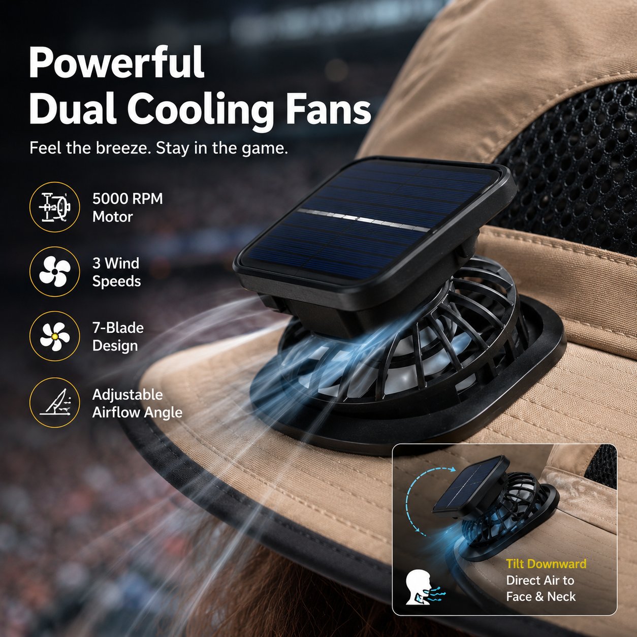 𝐎𝐟𝐟𝐢𝐜𝐢𝐚𝐥 𝐁𝐫𝐚𝐧𝐝 𝐒𝐭𝐨𝐫𝐞 | Primglam®☀️Solar-Powered Outdoor Cooling Fan Hat