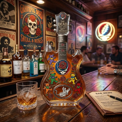 Grateful Dead 60th Anniversary Guitar Decanter（1965-2025）