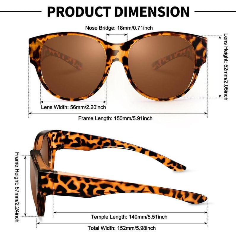 𝐎𝐟𝐟𝐢𝐜𝐢𝐚𝐥 𝐁𝐫𝐚𝐧𝐝 𝐒𝐭𝐨𝐫𝐞 | Primglam® – Almost Gone🔥Polarized UV400 Fitover Sunglasses with Large Lens