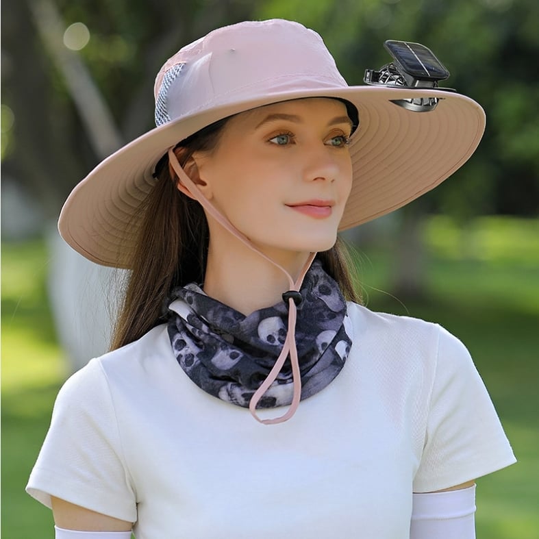 𝑶𝒇𝒇𝒊𝒄𝒊𝒂𝒍 𝑺𝒕𝒐𝒓𝒆 | Primglam® 2026 New Ultralight Solar Fan Sun Hat – Lighter Than a Baseball!⚾(Only 11oz)