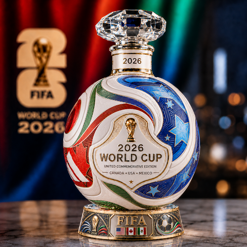 Own the Glory: 2026 World Cup Official Match Ball Decanter – Heritage Edition ⚽