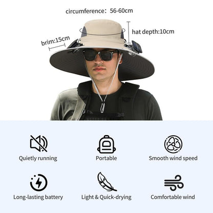 𝑶𝒇𝒇𝒊𝒄𝒊𝒂𝒍 𝑺𝒕𝒐𝒓𝒆 | Primglam® 2026 New Ultralight Solar Fan Sun Hat – Lighter Than a Baseball!⚾(Only 11oz)