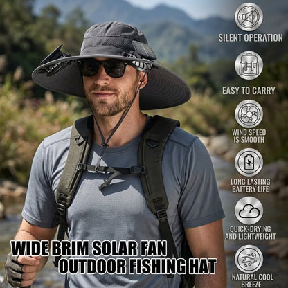 𝑶𝒇𝒇𝒊𝒄𝒊𝒂𝒍 𝑺𝒕𝒐𝒓𝒆 | Primglam® 2026 New Ultralight Solar Fan Sun Hat – Lighter Than a Baseball!⚾(Only 11oz)
