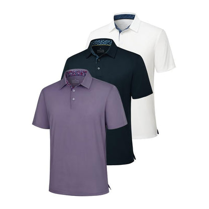𝑶𝒇𝒇𝒊𝒄𝒊𝒂𝒍 𝑺𝒕𝒐𝒓𝒆 | Primglam® 👕3-Pack Men's Polo Shirts