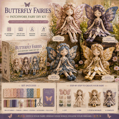 🔥Limited Edition, Only 100 Sets Left! - 🌸Fairy Patchwork DIY Collection ✨