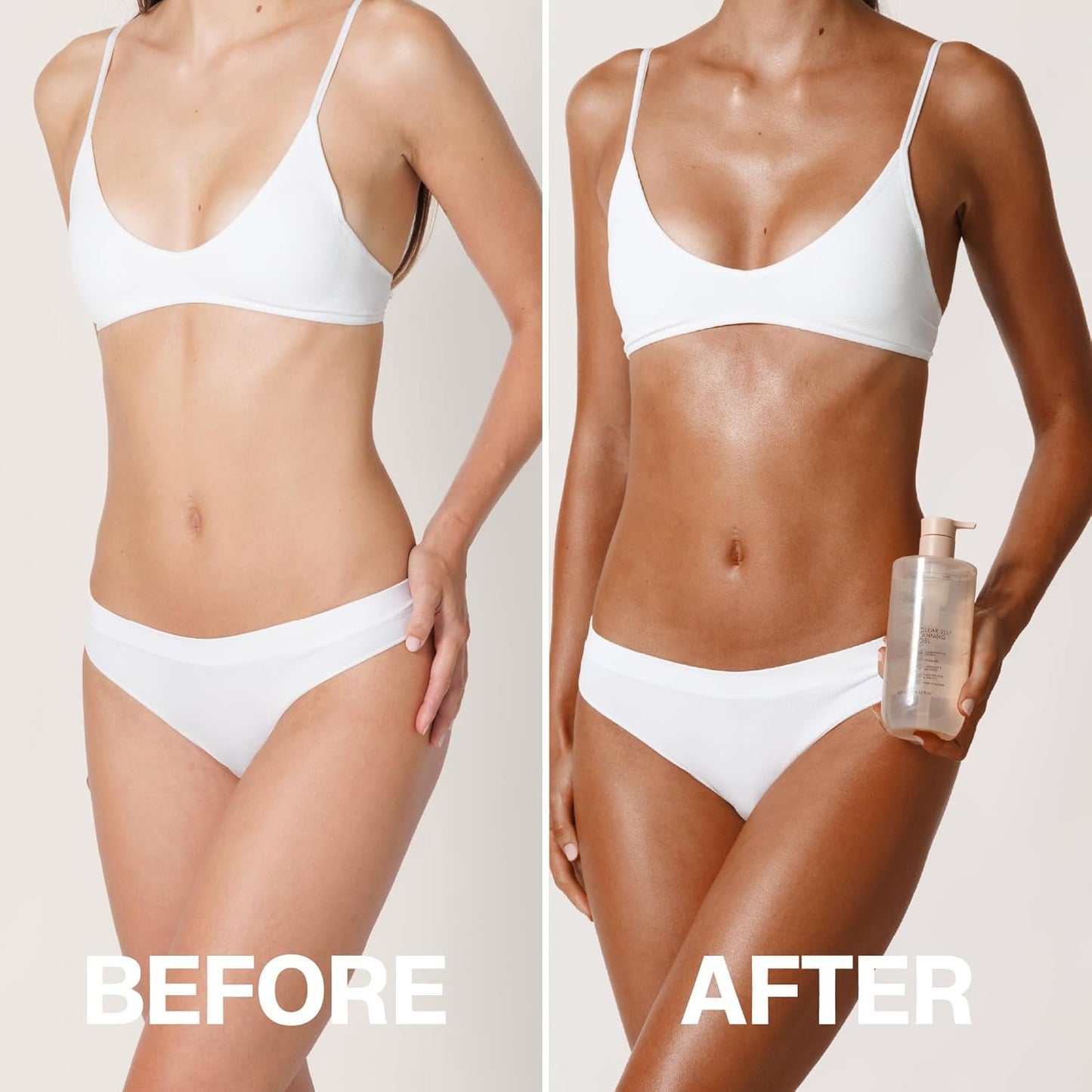 ☀️Summer Sale 70% Off - Clear Self Tanning Gel--Sunless Tanning, Whole Body, Tropical Scent