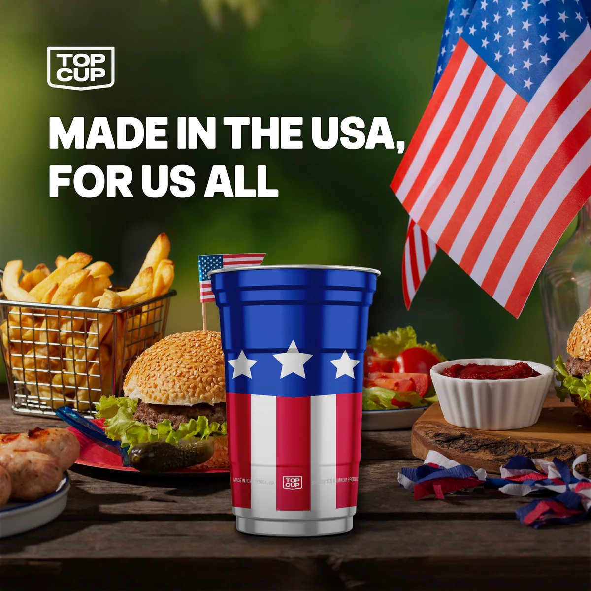 𝐎𝐟𝐟𝐢𝐜𝐢𝐚𝐥 𝐁𝐫𝐚𝐧𝐝 𝐒𝐭𝐨𝐫𝐞 | Primglam® 🇺🇸 250th Anniversary Patriotic Aluminum Party Cups