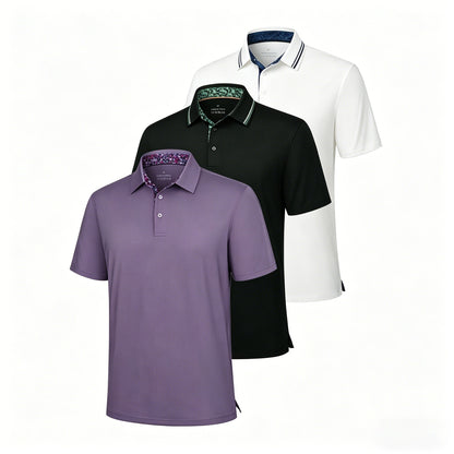 𝑶𝒇𝒇𝒊𝒄𝒊𝒂𝒍 𝑺𝒕𝒐𝒓𝒆 | Primglam® 👕3-Pack Men's Polo Shirts